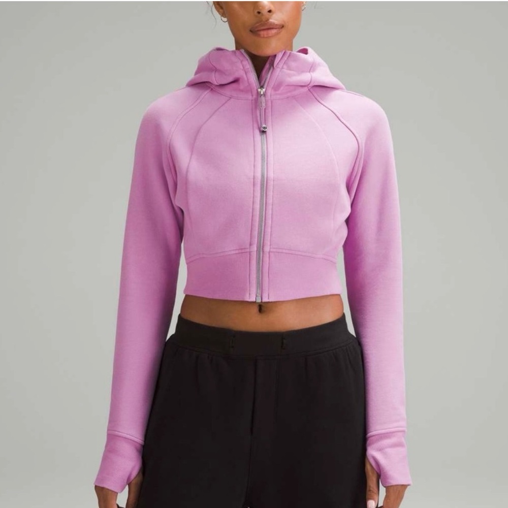 Lululemon cropped scuba zip jacket